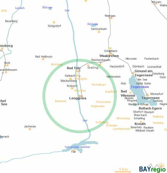 map of Lenggries