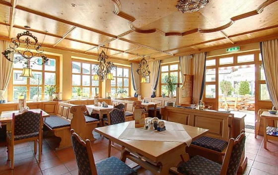 Restaurant des Hotel Resi von der Post